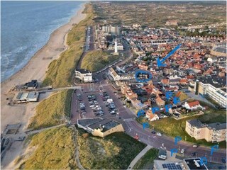 Hier bedindet sich das Appartment, 50 Meter vom Strand