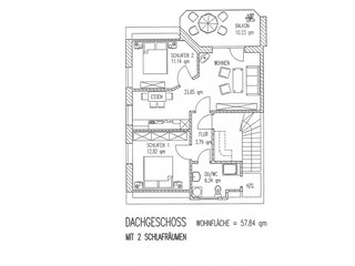 Grundriss der Ferienwohnung