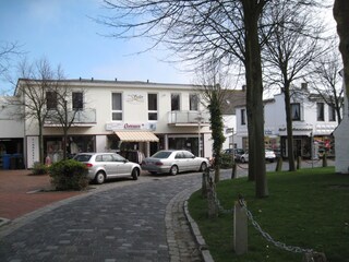 In diesem Haus befindet sich die Wohnung