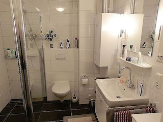 Bad mit bodengleicher  Dusche