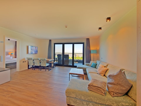 Ferienwohnung Segelmacher-Suite Elbstrand Resort Promenadendeck