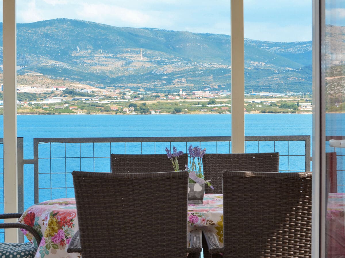 Private Terrasse mit Meerblick