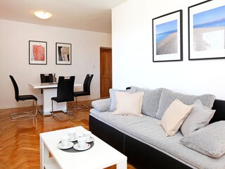 Livingroom with sofabed for two