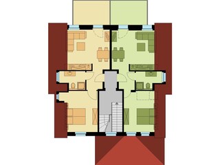 Grundriss Wohnung Lachmöwe (links)