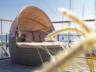 Die Insel auf dem Hausboot Bosse