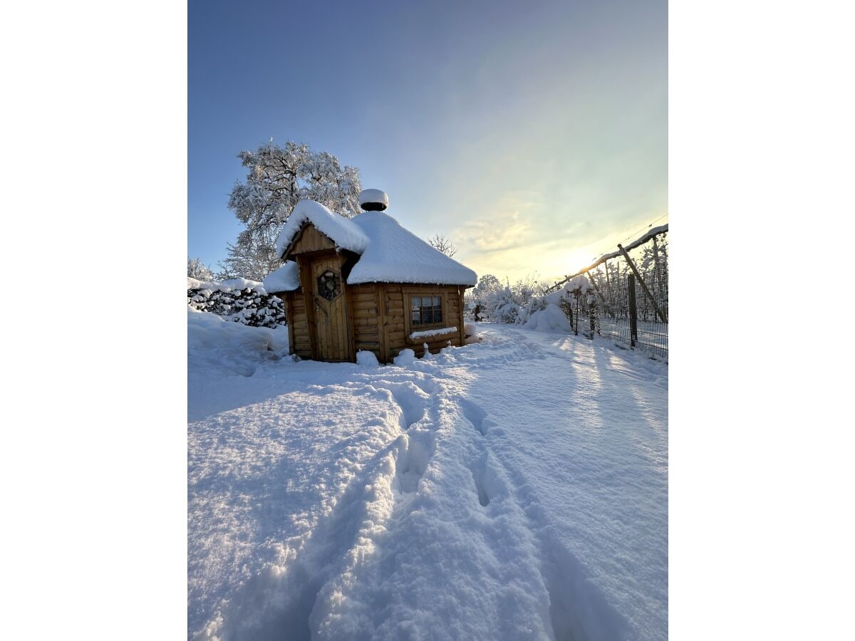 Grillhütte im Winter