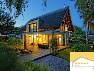 Die Gartenansicht des Hauses