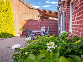 eigener Sitzbereich im Garten