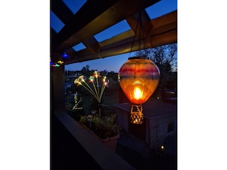 Ferienscheune bei Nacht