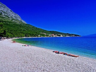 Der Strand vor dem Ferienhaus