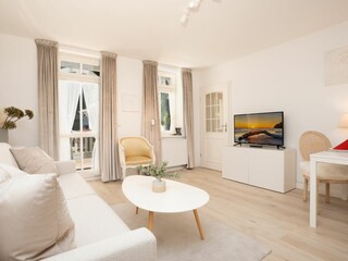 Wohnbereich Ferienwohnung 12 Villa Eden Binz