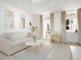 Wohnbereich Ferienwohnung 12 Villa Eden Binz