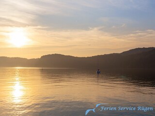 Sonnenaufgang am Strand von Binz