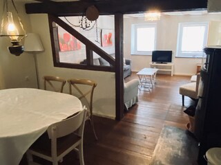 Dining and sitting room