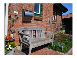 Klönbank vor dem Bloomhuus