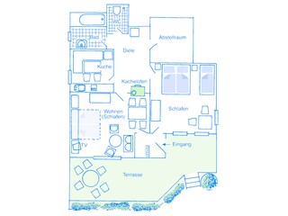 Appartamento per vacanze Mitteltal Pianta del piano 27