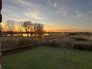 Sonnenuntergang über der Üselitzer Wiek