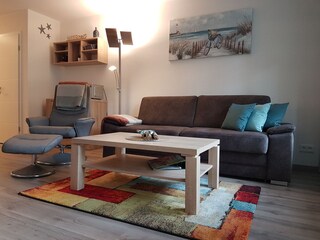 Wohnbereich mit Schlafcouch