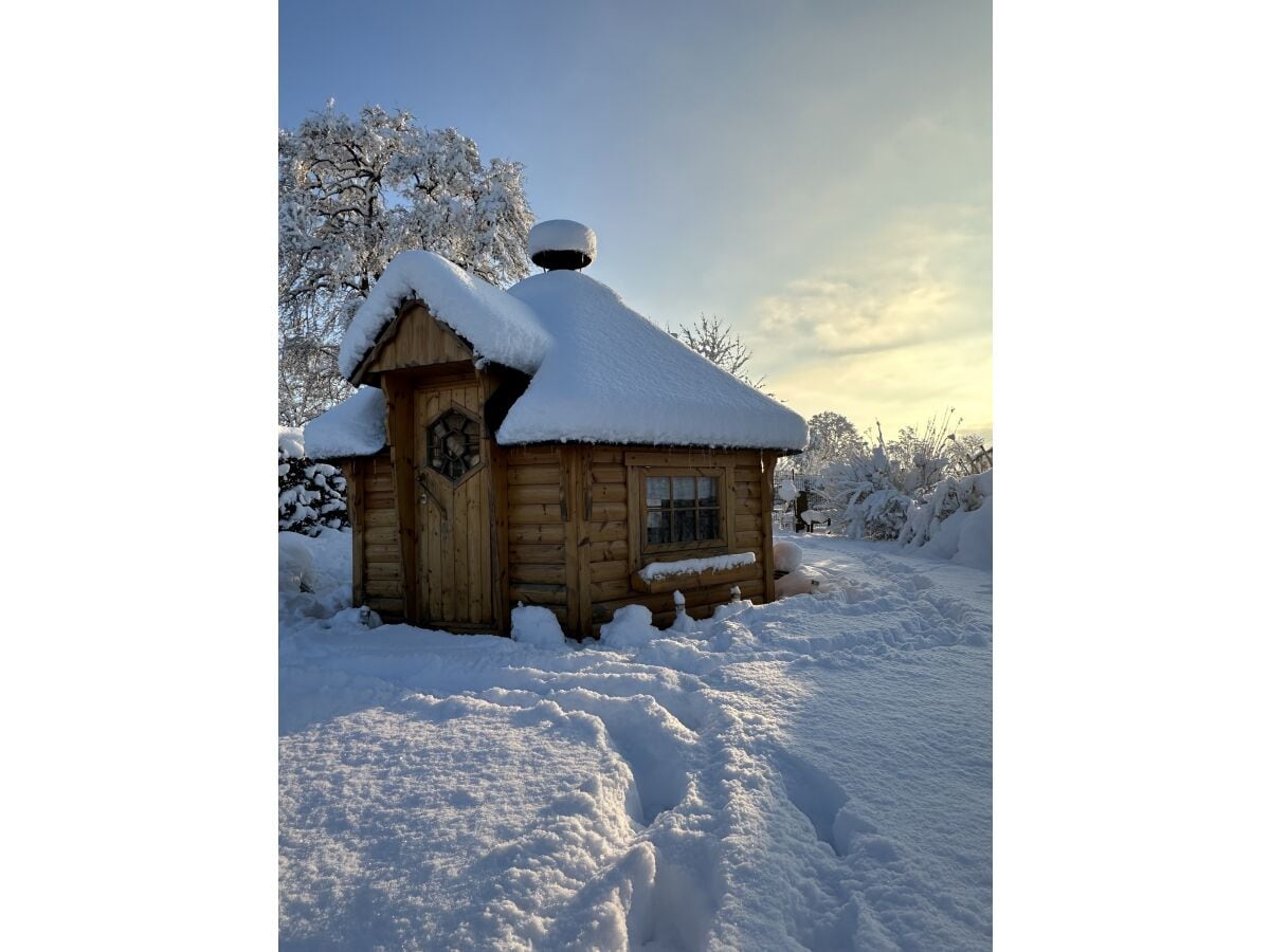 Grillhütte im Winter