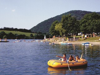 vier Strandbäder am Diemelsee