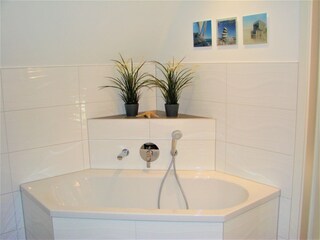 Badewanne im Obergeschoss