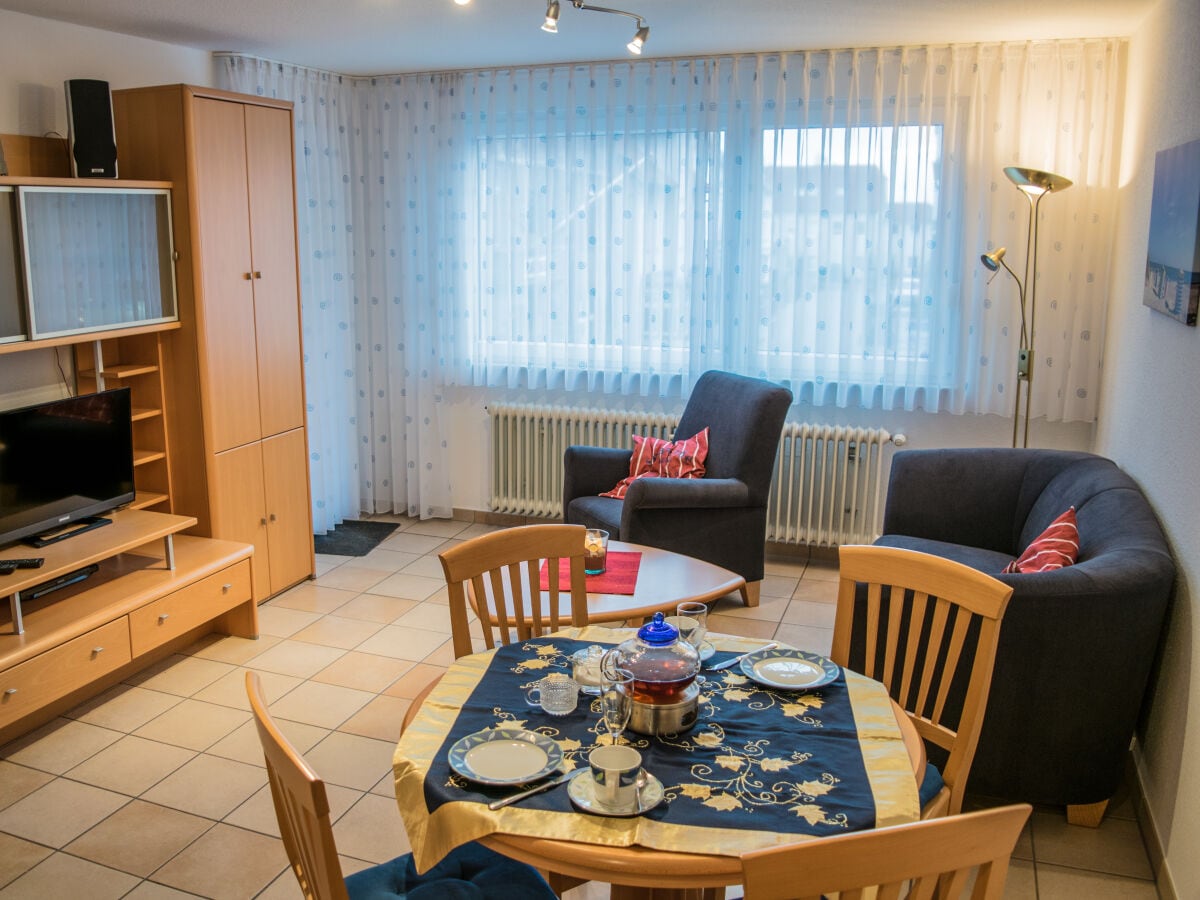 Ferienwohnung Bäumer auf Borkum - Wohnzimmer