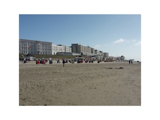 Hauptbadestrand auf Borkum