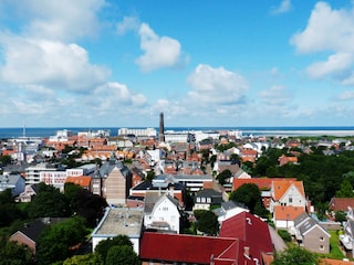 Blick vom Alten Leuchtturm auf Borkum