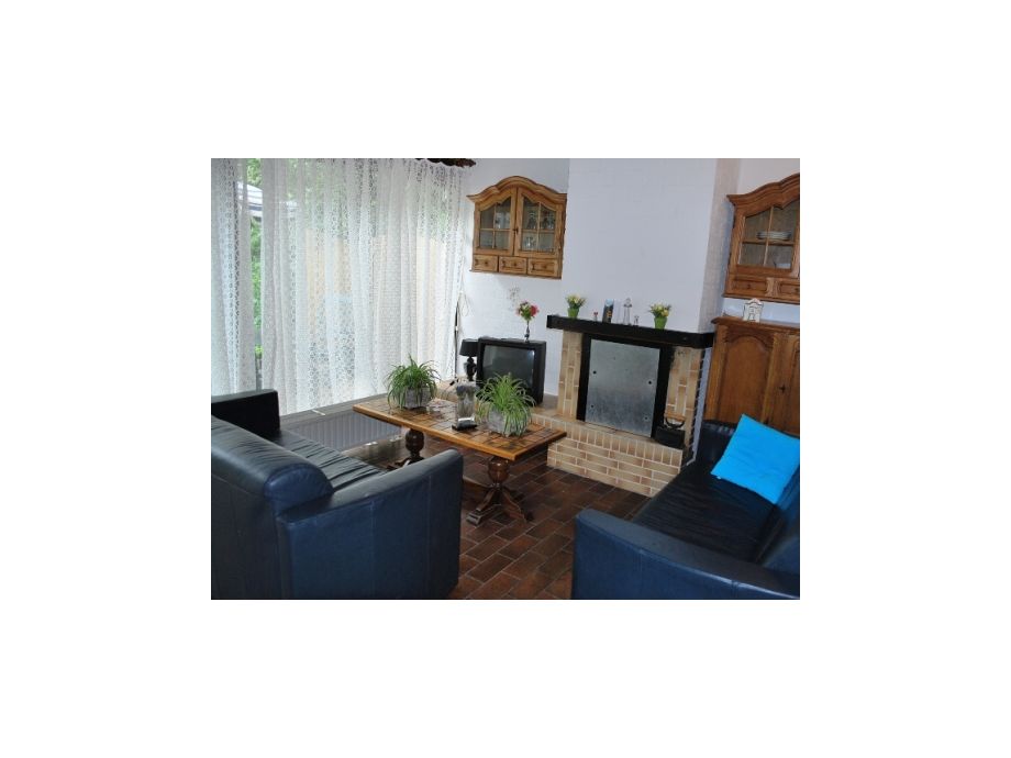 Das gemütlich eingerichtete wohnzimmer