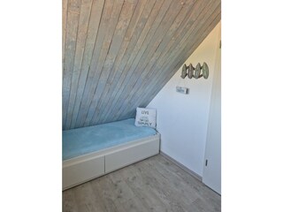 Schlafzimmer Surfbude Spitzbiden 2. OG