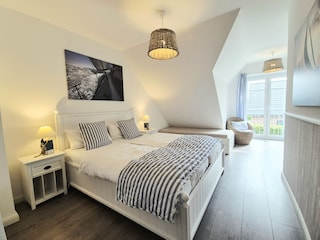 Schlafzimmer 1. OG Segelkoje Oberhüs Scharbeutz 1.OG