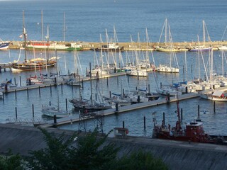 Hafen vom Balkon aus