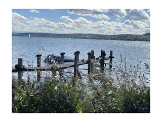 Blick auf den See bei Nußdorf