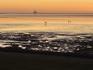 Friedrichskoog-Spitze Sunset wadden sea