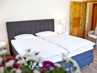 Blick vom Schlafzimmer in Richtung Flur