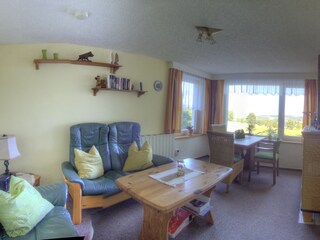 Wohnzimmer Blick von der Eingangstür