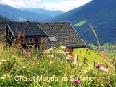 Chalet Magda im Sommer