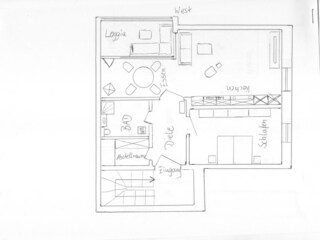 Grundriß zur Ferienwohnung