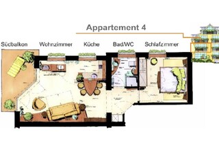 Apartment Hagnau am Bodensee Grundriss 7