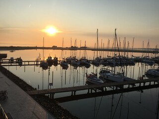 Sonnenaufgang über dem Graswarder.
