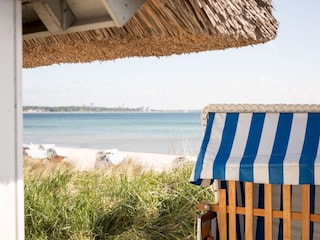 Blick auf einen Strandabschnitt