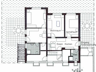 Grundriss der Ferienwohnung