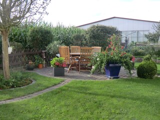 Garten mit Sitzecke