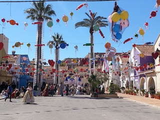 The Spanish live enjoy with the Fiestas
