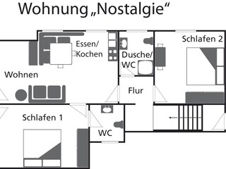 Ferienwohnung Wertach Grundriss 23