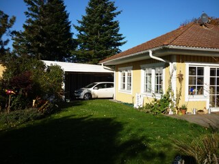 Carport am Haus