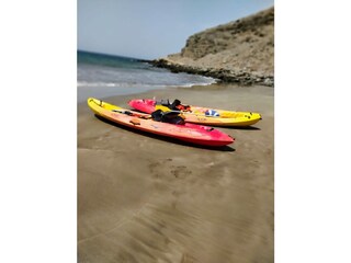 Kayaks zu mieten.
