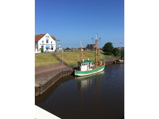 Ausblick auf die Harle von der Friedrichsschleuse