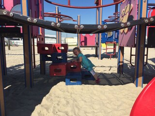 Spielplatz am Strand