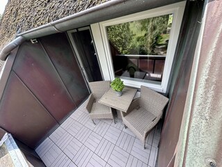 schöner Balkon für 2